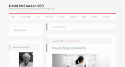 Desktop Screenshot of davidmccrackenseo.com