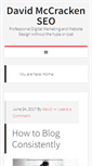 Mobile Screenshot of davidmccrackenseo.com